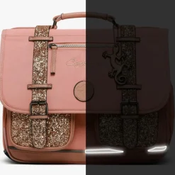 Cartable A4 primaire Glossy Pink (38 cm)