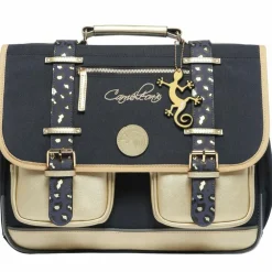 Cartable A4 primaire Navy Gold Leopard (38 cm)