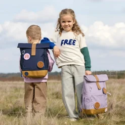 Cartable CP Rolltop Little Gang Mauve