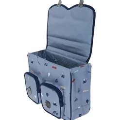 Cartable x Tartine et Chocolat Globe-Trotter Bleu (33 cm)