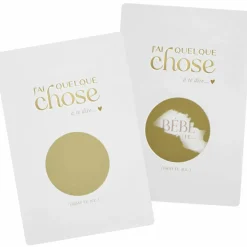 Carte annonce à gratter Bébé en route