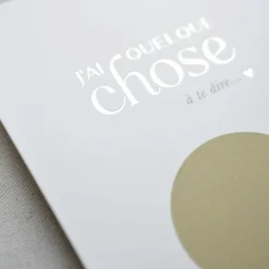 Carte annonce à gratter Veux-tu être marraine ?