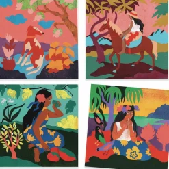 Cartes à peindre Inspired by Paul Gauguin