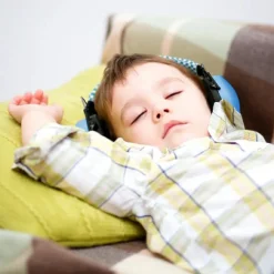 Casque anti bruit pour bébés et enfants bleu