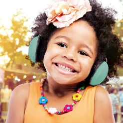 Casque anti bruit pour bébés et enfants vert