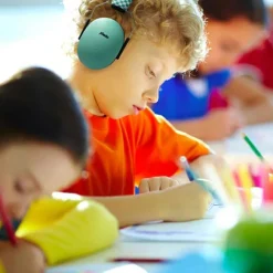 Casque anti bruit pour bébés et enfants vert