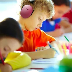 Casque anti bruit pour bébés et enfants rose