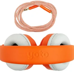 Casque audio orange