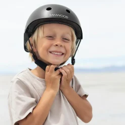 Casque noir (3-7 ans, 50-54 cm)