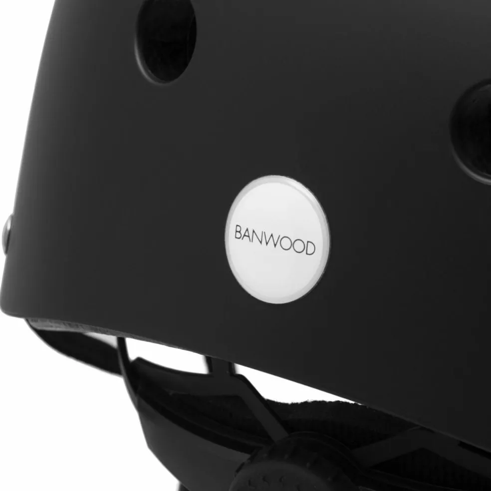 Casque noir (3-7 ans, 50-54 cm)