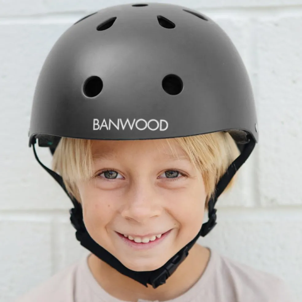 Casque noir (3-7 ans, 50-54 cm)