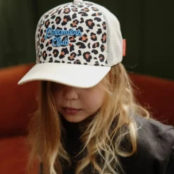 Casquette Léopard Dreamers Club Bleu (9-18 mois)