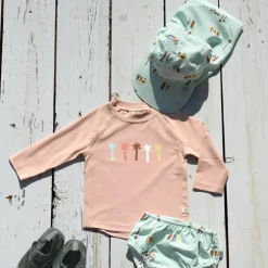 Casquette protège nuque anti-UV Camper vert écume (07-18 mois)