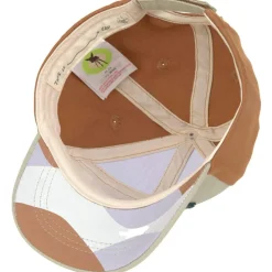 Casquette visière courbée Happy kaki clair-caramel (2-6 ans)