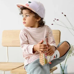 Casquette visière plate Cerise lilas-pêche (1-2 ans)