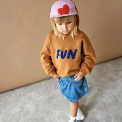 Casquette visière plate Little Gang Coeur