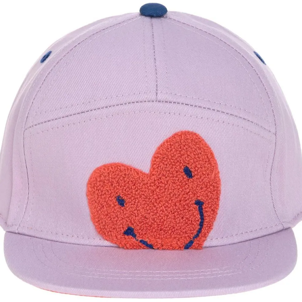 Casquette visière plate Little Gang Coeur