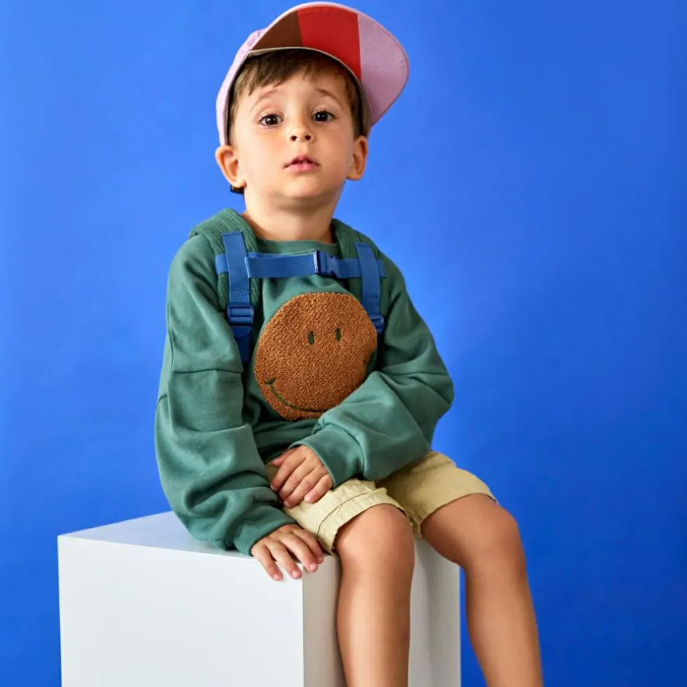 Casquette visière plate Little Gang Coeur