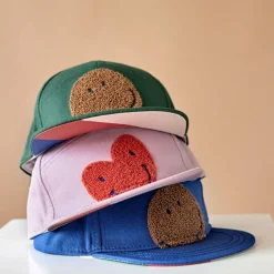 Casquette visière plate Little Gang Smile blue