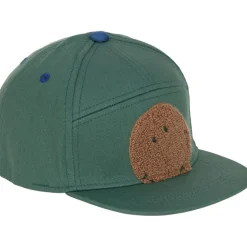 Casquette visière plate Little Gang Smile Ocean green