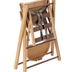 Chaise haute extra pliante Sarah hybride vieux rose