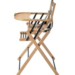 Chaise haute extra pliante Sarah hybride anthracite