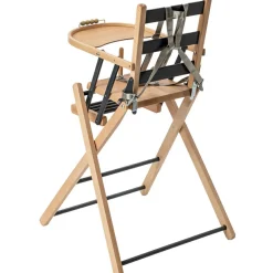 Chaise haute extra pliante Sarah hybride anthracite