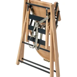 Chaise haute extra pliante Sarah hybride anthracite