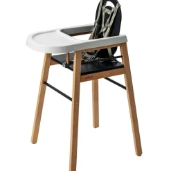 Chaise haute fixe Lili hybride anthracite