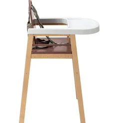 Chaise haute fixe Lili hybride vieux rose