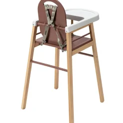 Chaise haute fixe Lili hybride vieux rose