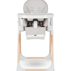 Chaise haute Papum Blanc-Naturel