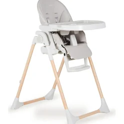 Chaise haute Papum Blanc-Naturel