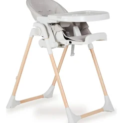 Chaise haute Papum Blanc-Naturel