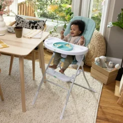 Chaise haute pliante Sun Valley Vert d'eau