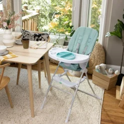 Chaise haute pliante Sun Valley Vert d'eau