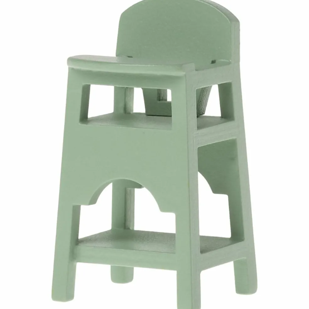 Chaise haute Souris menthe