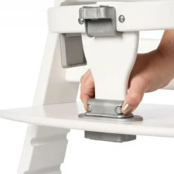 Chaise haute Syt évolutive avec tablette blanche