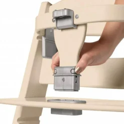 Chaise haute Syt évolutive avec tablette naturelle