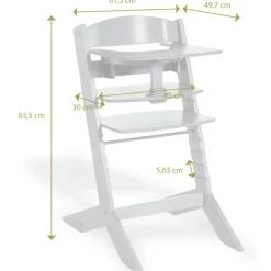 Chaise haute Syt évolutive naturelle