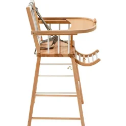 Chaise haute traditionnelle André hybride blanc