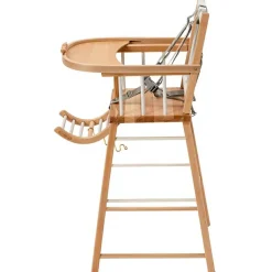 Chaise haute traditionnelle André hybride blanc