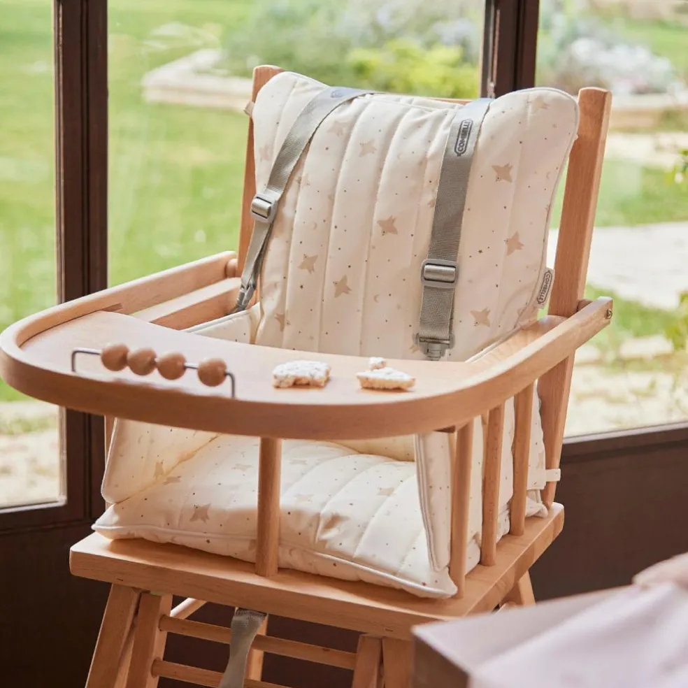 Chaise haute traditionnelle André fixe