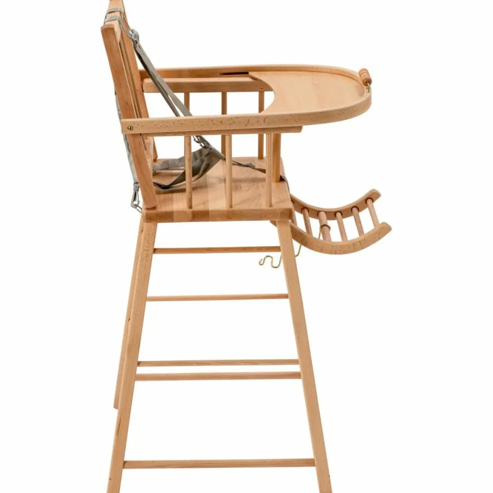 Chaise haute traditionnelle André fixe