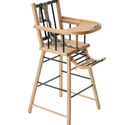 Chaise haute traditionnelle André hybride anthracite