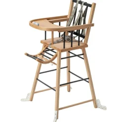 Chaise haute traditionnelle André hybride anthracite