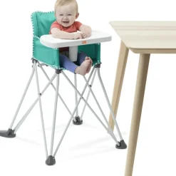 Chaise haute ultra compacte Pop'N Dine Vert