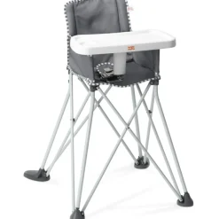 Chaise haute ultra compacte Pop'N Dine Gris - Reconditionné