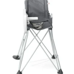 Chaise haute ultra compacte Pop'N Dine Gris - Reconditionné