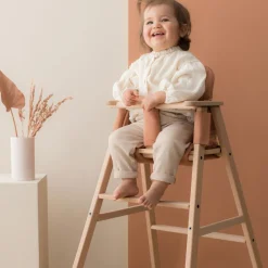 Chaise haute évolutive en bois Growing green 3 en 1